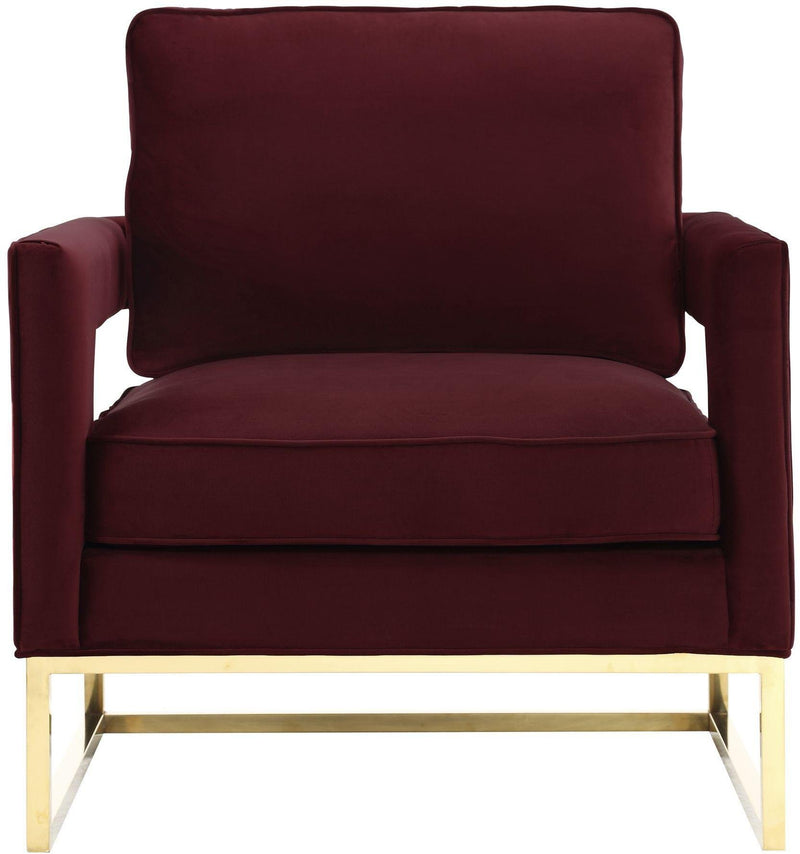 avery-maroon-velvet-chair-with-polished-gold-base-3