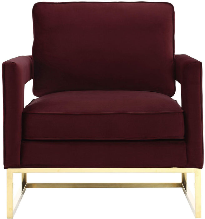 avery-maroon-velvet-chair-with-polished-gold-base-3