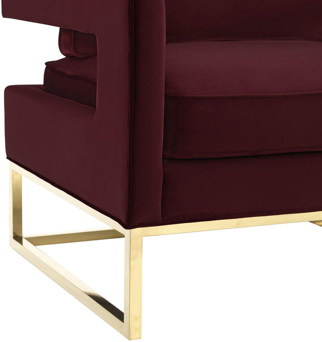 avery-maroon-velvet-chair-with-polished-gold-base-5