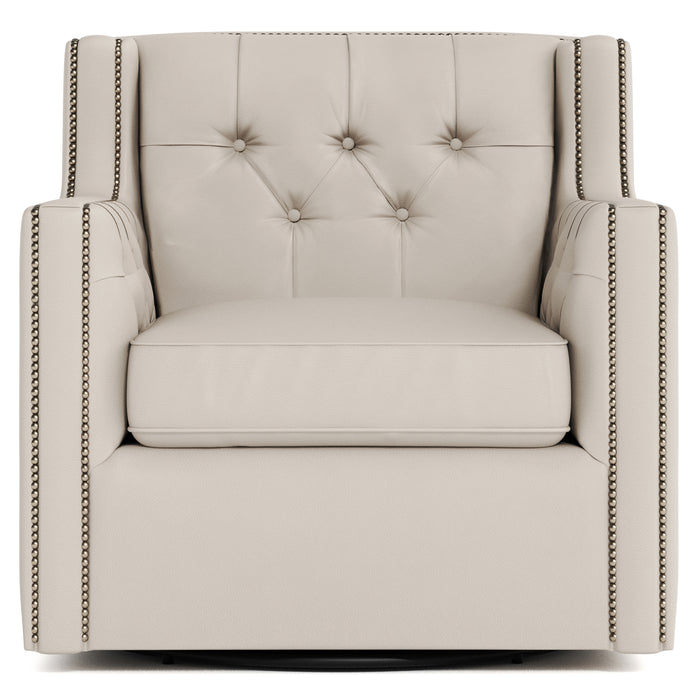 Candace Leather Swivel Chair - Furniture City (CA)l