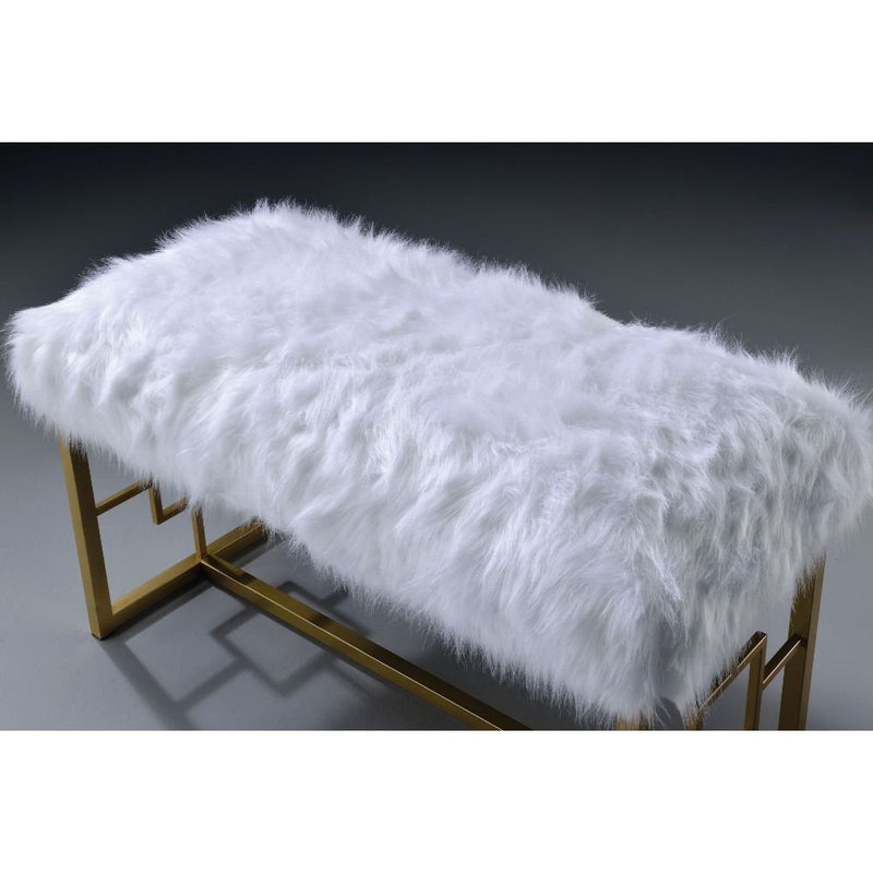 bagley-ii-white-faux-fur-gold-bench-2