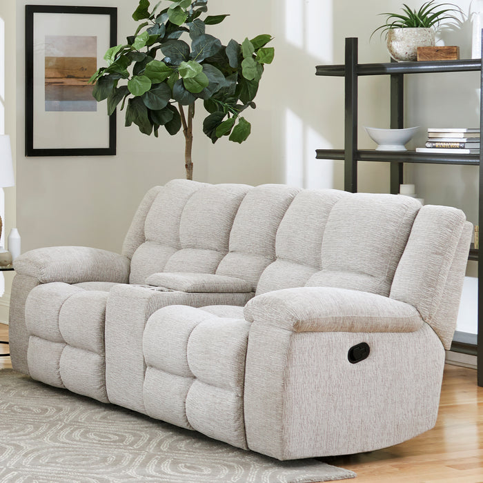 Parker Living Buster - Opal Taupe Manual Reclining Sofa Loveseat and Recliner