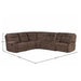 Parker Living Cooper - Shadow Brown 6 Piece Modular Manual Reclining Sectional
