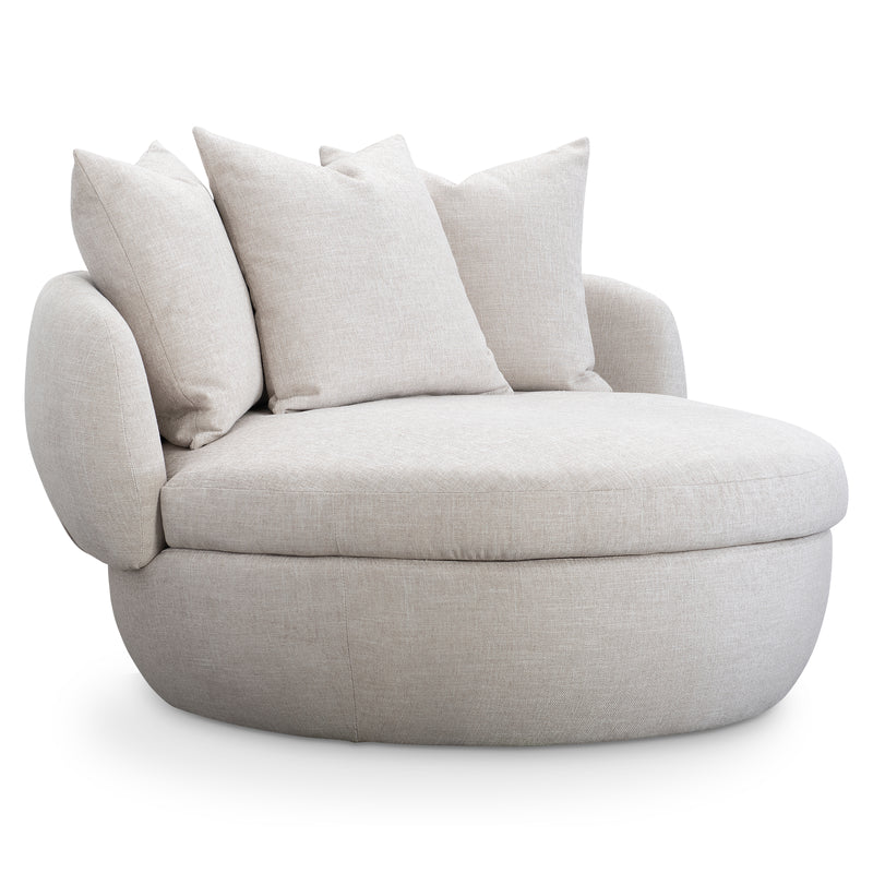 Ollie Fabric Swivel Chair