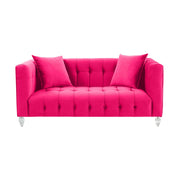 bea-hot-pink-velvet-loveseat-3