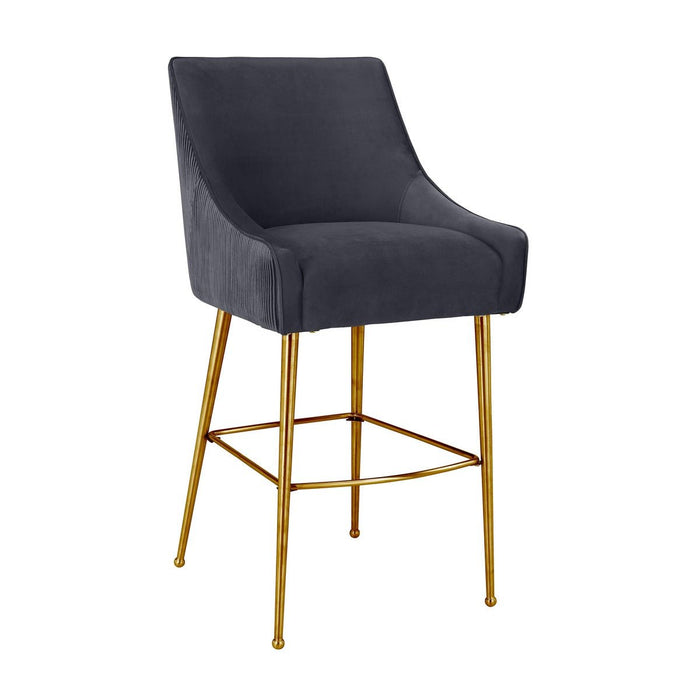 beatrix-pleated-dark-grey-velvet-bar-stool-1