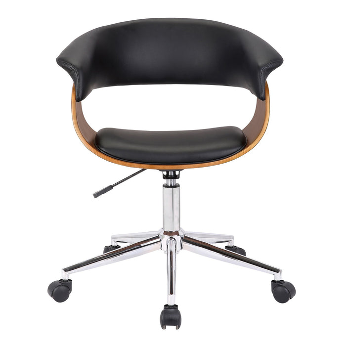 bellevue-mid-century-office-chair-in-chrome-finish-with-black-faux-leather-and-walnut-veneer-2