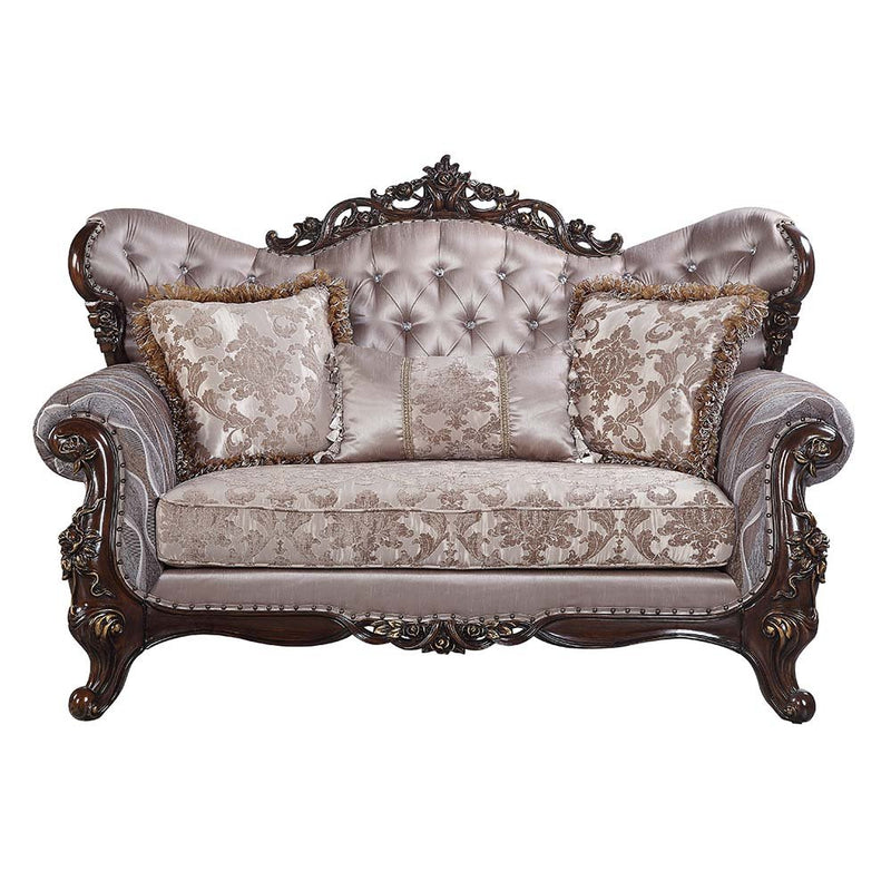 benbek-fabric-antique-oak-loveseat-w-3-pillows-2