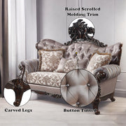 benbek-fabric-antique-oak-loveseat-w-3-pillows-6