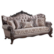 benbek-fabric-antique-oak-sofa-w-5-pillows-1