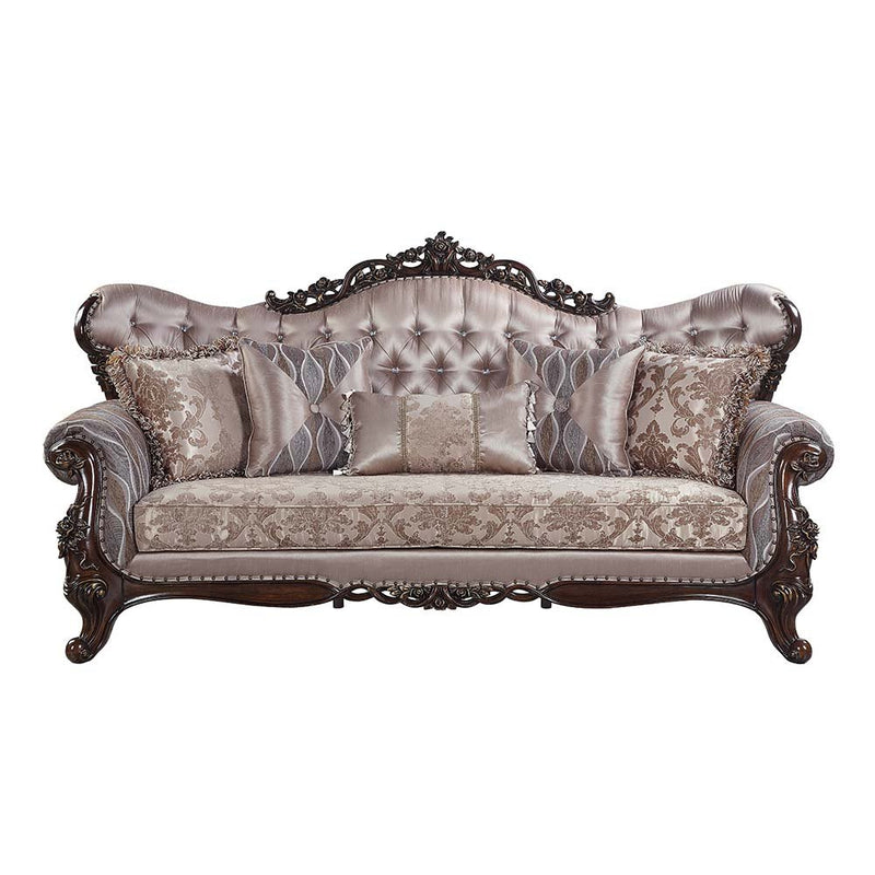benbek-fabric-antique-oak-sofa-w-5-pillows-2