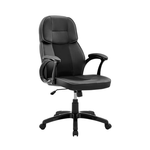 bender-adjustable-racing-gaming-chair-in-black-faux-leather-with-dark-gray-accents-1