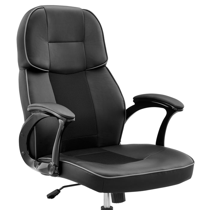 bender-adjustable-racing-gaming-chair-in-black-faux-leather-with-dark-gray-accents-6