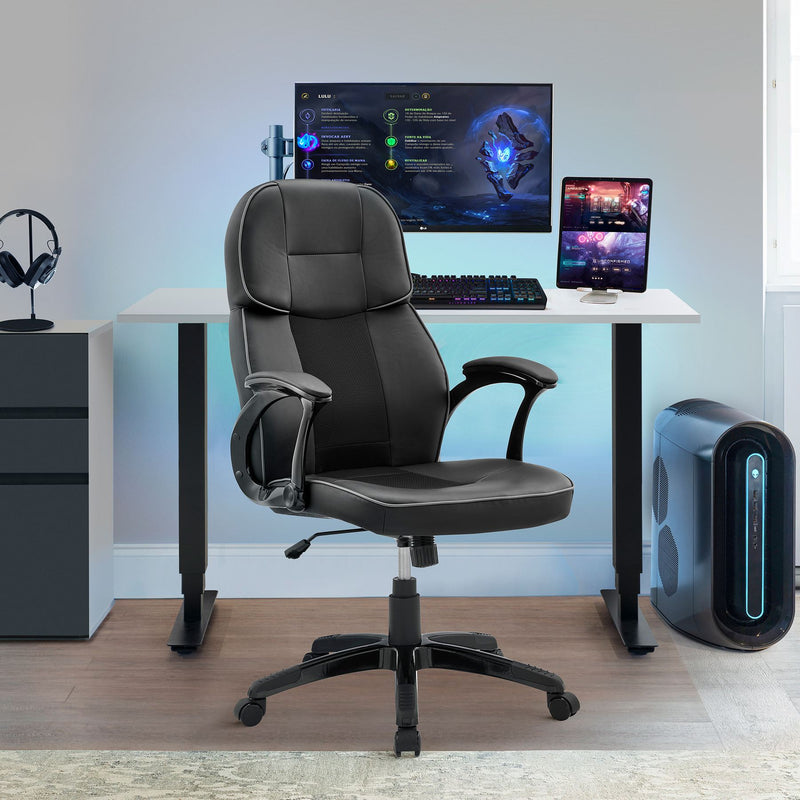 bender-adjustable-racing-gaming-chair-in-black-faux-leather-with-dark-gray-accents-9