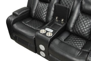 benz-2pc-living-room-set-black-13