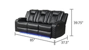 benz-2pc-living-room-set-black-3