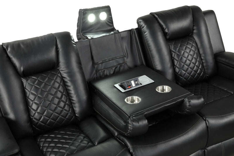 benz-2pc-living-room-set-black-4