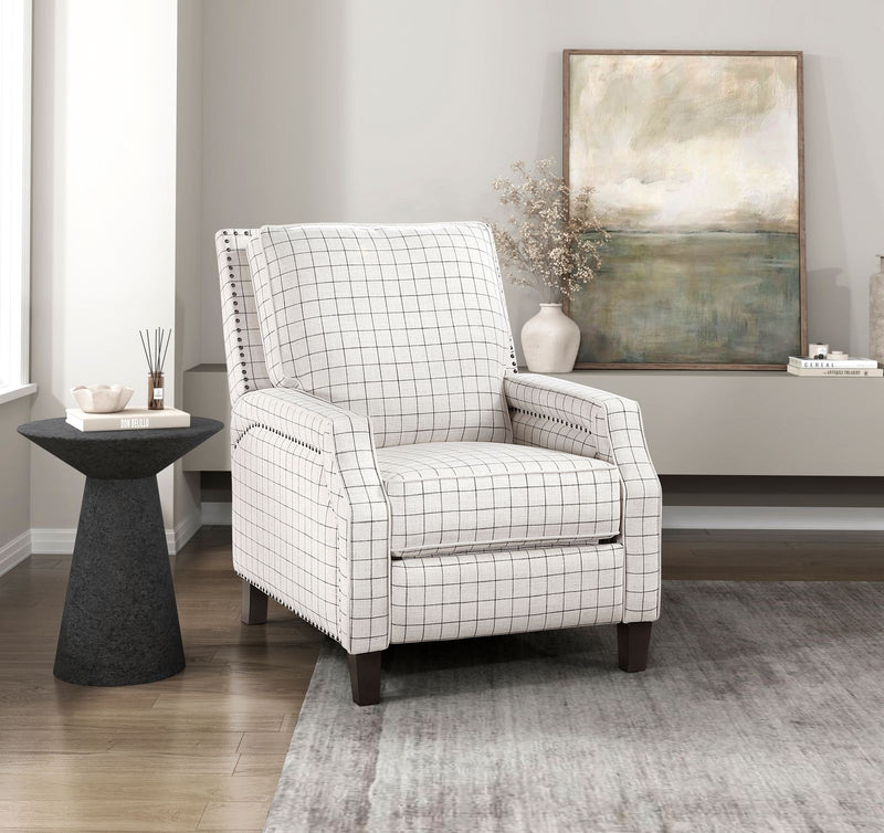 berenson-off-white-with-black-plaid-pattern-push-back-reclining-chair-4