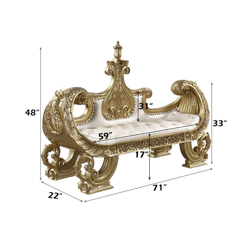 bernadette-white-leatherette-gold-bench-6