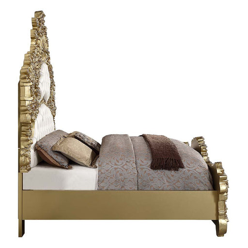 bernadette-white-leatherette-gold-eastern-king-bed-2