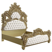 bernadette-white-leatherette-gold-eastern-king-bed-3
