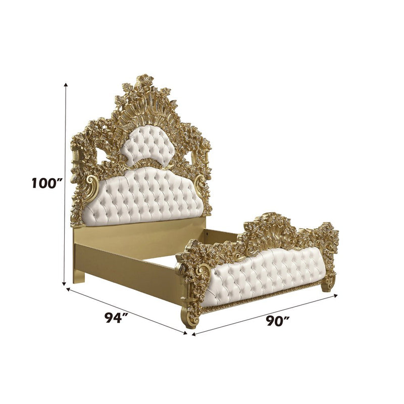 bernadette-white-leatherette-gold-eastern-king-bed-7