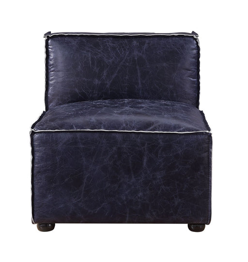 birdie-vintage-blue-top-grain-leather-modular-armless-chair-2