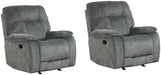 Parker Living Cooper - Shadow Grey Glider Recliner Two Pack