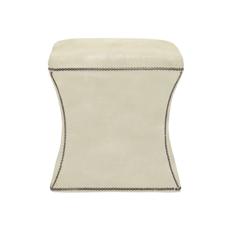Roscoe Leather Ottoman