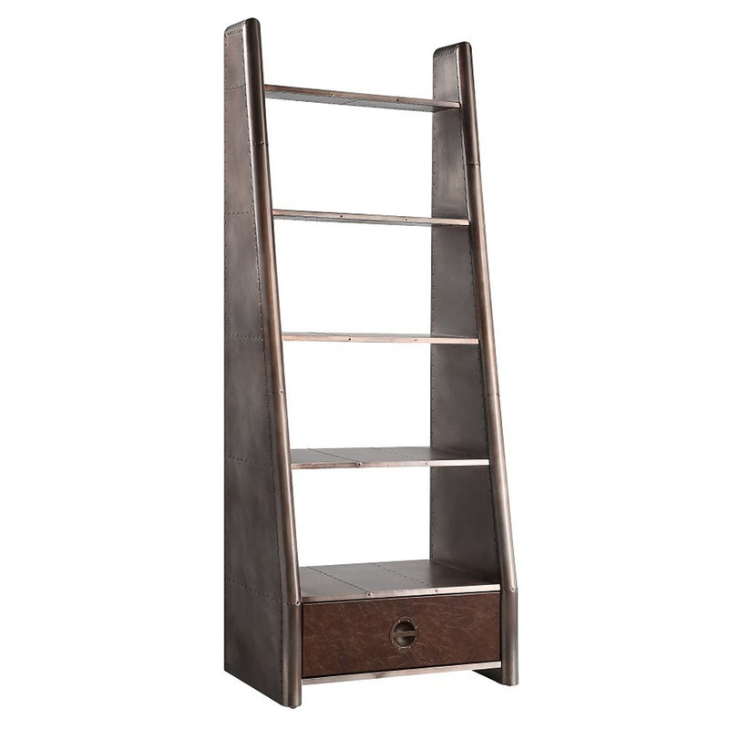 brancaster-bronze-aluminium-morrocco-top-grain-leather-bookcase-2