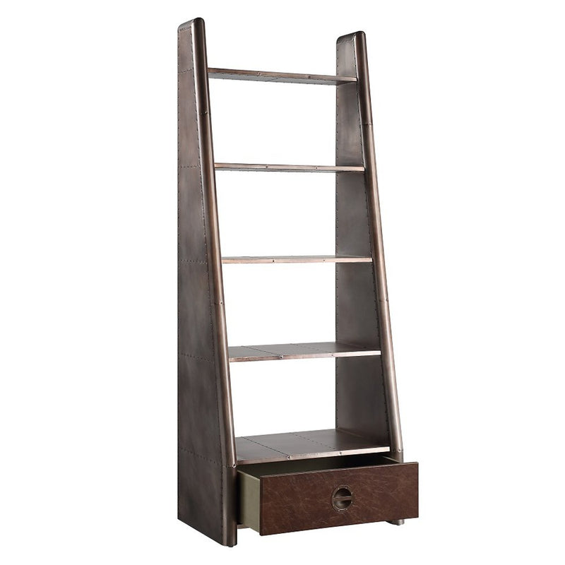 brancaster-bronze-aluminium-morrocco-top-grain-leather-bookcase-4