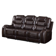 braylon-brown-leatherette-motion-sofa-1