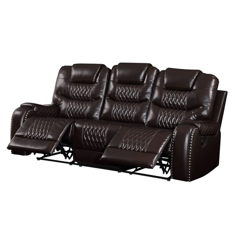 braylon-brown-leatherette-motion-sofa-5