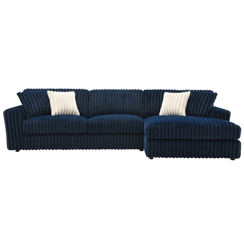 breton-blue-corduroy-sectional-sofa-w-4-pillows-3