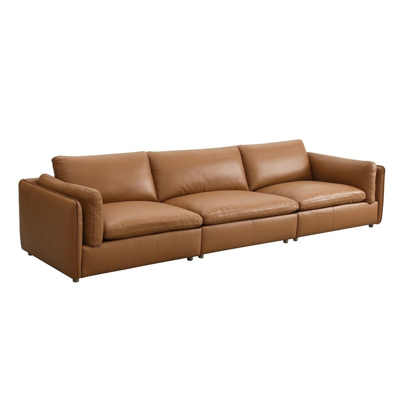 brighton-brown-top-grain-leather-modular-armless-chair-4