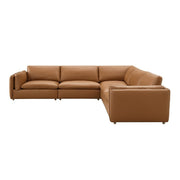 brighton-brown-top-grain-leather-modular-armless-chair-6
