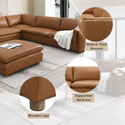brighton-brown-top-grain-leather-modular-lf-arm-chair-11