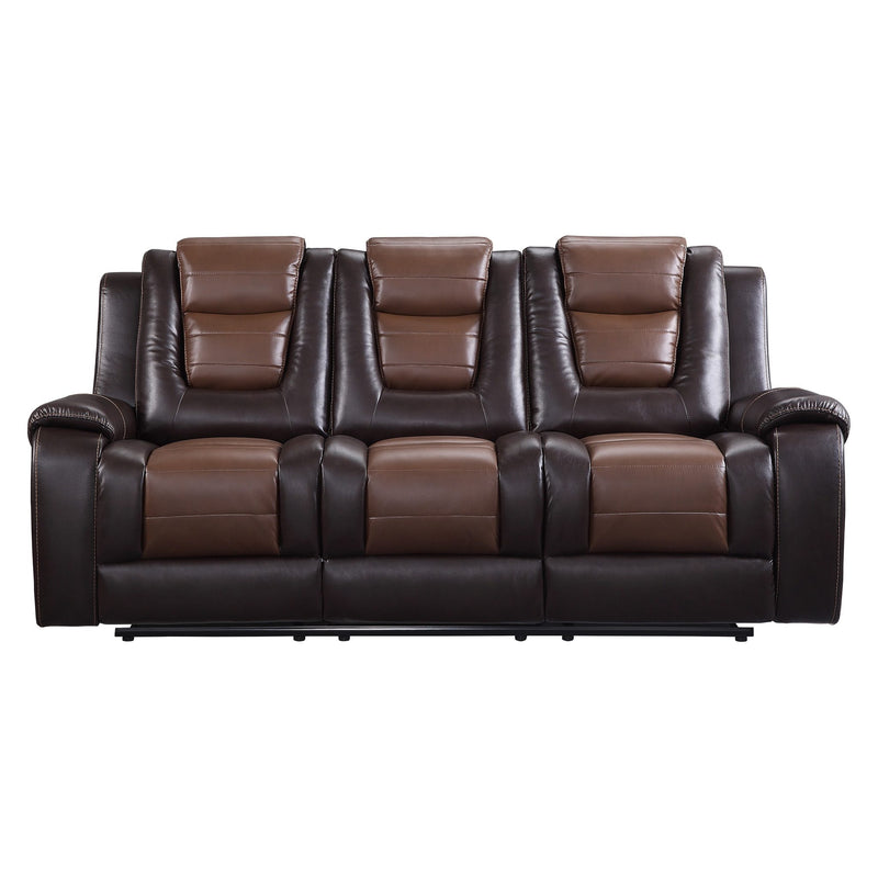 briscoe-2-tone-light-brown-and-dark-brown-double-reclining-sofa-with-center-drop-down-cup-holders-5