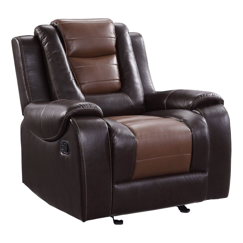 briscoe-2-tone-light-brown-and-dark-brown-glider-reclining-chair-1