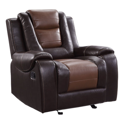 briscoe-2-tone-light-brown-and-dark-brown-glider-reclining-chair-1