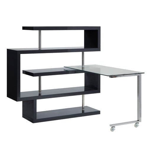 buck-ii-clear-glass-chrome-black-high-gloss-writing-desk-w-bookshelf-1