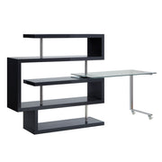 buck-ii-clear-glass-chrome-black-high-gloss-writing-desk-w-bookshelf-2