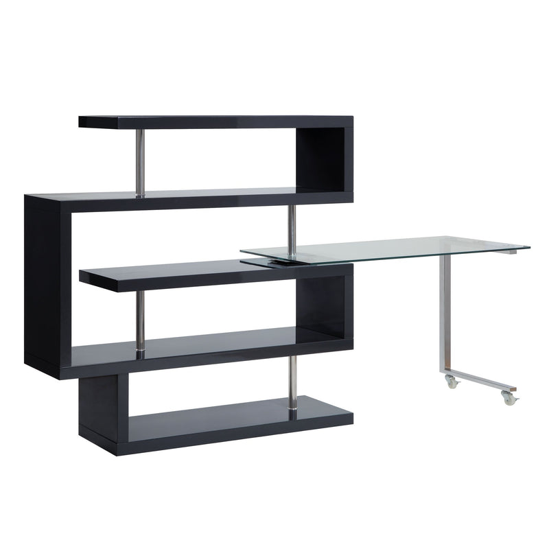 buck-ii-clear-glass-chrome-black-high-gloss-writing-desk-w-bookshelf-2