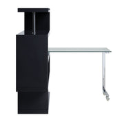 buck-ii-clear-glass-chrome-black-high-gloss-writing-desk-w-bookshelf-3