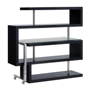 buck-ii-clear-glass-chrome-black-high-gloss-writing-desk-w-bookshelf-4