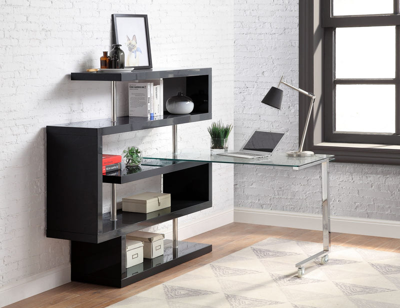 buck-ii-clear-glass-chrome-black-high-gloss-writing-desk-w-bookshelf-6