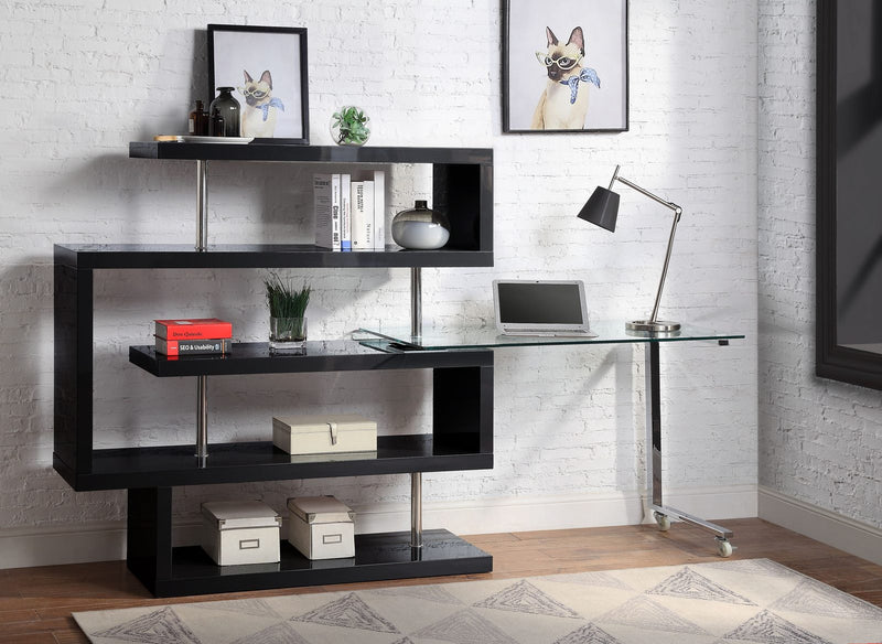 buck-ii-clear-glass-chrome-black-high-gloss-writing-desk-w-bookshelf-7