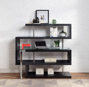 buck-ii-clear-glass-chrome-black-high-gloss-writing-desk-w-bookshelf-8