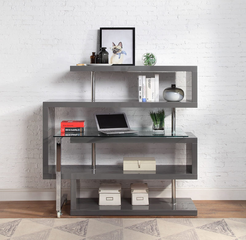 buck-ii-clear-glass-chrome-gray-high-gloss-writing-desk-w-bookshelf-8