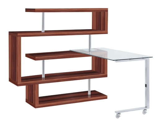 buck-ii-clear-glass-chrome-walnut-high-gloss-writing-desk-w-bookshelf-1